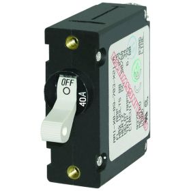 Blue Sea 7226 AC/DC Single Pole Magnetic World Circuit Breaker - 40AMP