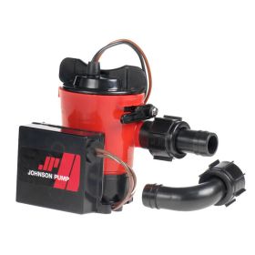 Johnson Pump 500 GPH Auto Bilge Pump 3/4" Hose 12V Dura Port