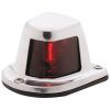 Attwood 1-Mile Deck Mount, Red Sidelight - 12V - Stainless Steel Housing