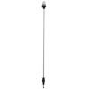 Attwood Frosted Globe All-Around Pole Light w/2-Pin Locking Collar Pole - 12V - 30"