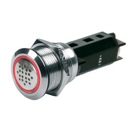 Marinco 24V Buzzer w/Warning Light - Red