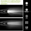 2Packs T6 Tactical Military LED Flashlight 50000LM Zoomable Rechargeable Flashlight Torch w/ 5Modes SOS Night Light